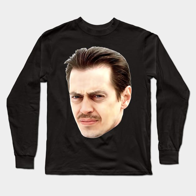 Steve Buscemi Long Sleeve T-Shirt by DankFutura